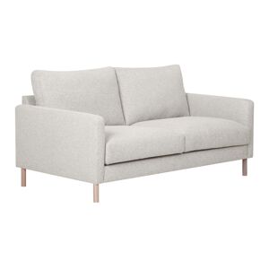 My Home Sabia 2 Pers. Sofa, Lys Sand M. Hvidolieret Egeben 78 Cm 156 Cm