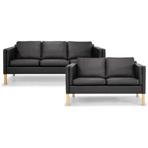 My Home Tranekær Sofa Sæt 2+3 Pers Sofa I Okselæder