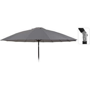 My Home Ramsö Parasol, Charcoalfarvet M. Charcoalstel 245 Cm 270 Cm