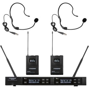 Pasgao PAW-920/PBT-801/PH-30 (823-832 MHz) 2 x headset-mikrofonsæt