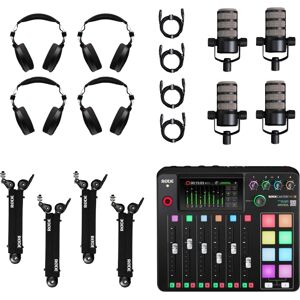 Røde Four podcasting bundle for four