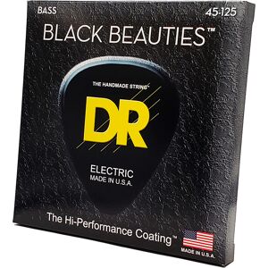 DR Strings BKB5-45 Black Beauties black 5-strenget bas-strenge, 045-125