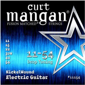 Curt Mangan 11154 Nickel Wound el-guitarstrenge 011-054