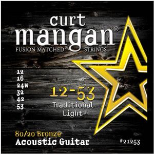 Curt Mangan 21253 80/20 Bronze western-guitarstrenge 012-053