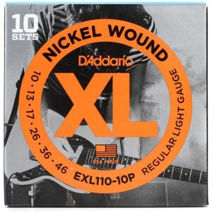 D'Addario EXL110-10P el-guitar-strenge, 010-046 (10 sæt)