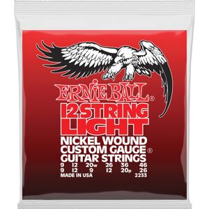 Ernie Ball 2233 Nickel el-guitar-strenge, 12-strenget, 009-046