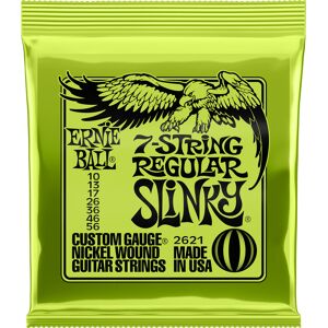 Ernie Ball 2621 Regular Slinky el-guitar-strenge, 7-strenget, 010-056