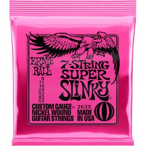 Ernie Ball 2623 Super Slinky el-guitar-strenge, 7-strenget, 009-052