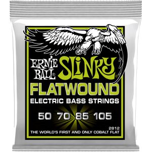 Ernie Ball 2812 Cobalt Flatwound bas-strenge, 050-105