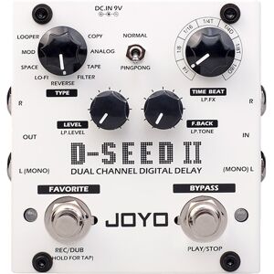 Joyo D-SEED II Dual Channel Digital Delay guitar-effekt-pedal