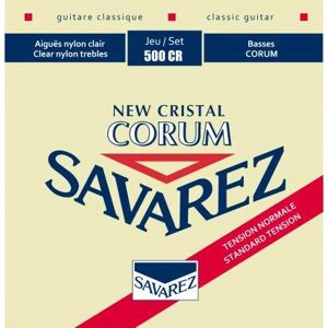 Savarez 500CR New Corum spansk guitar-strenge, rød