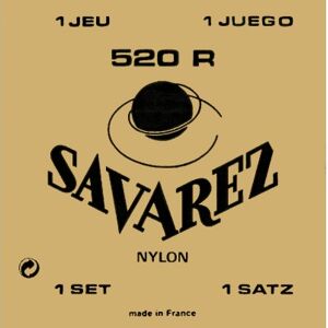 Savarez 520R spansk guitar-strenge, rød