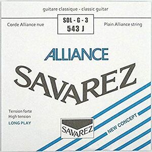 Savarez 543J Alliance G3 løs spansk guitar-streng, blå