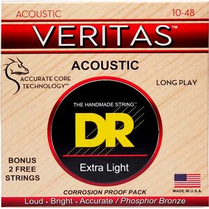 DR Strings VTA-10 Veritas western-guitar-strenge, 010-048