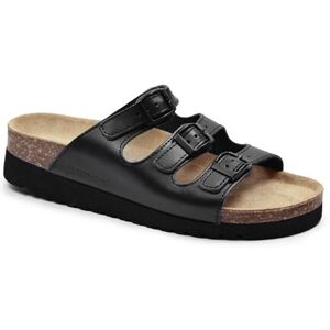 Minfot Sandal Blød Bio Sort Nappa 35