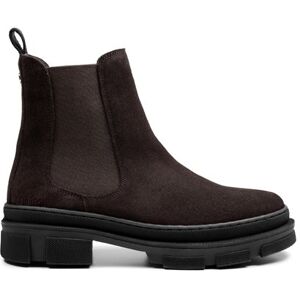 Minfot Chelsea Boots Oslo Mocka Mörkbrun 42