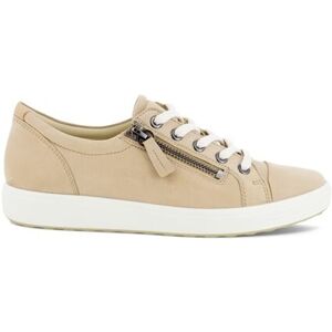 ECCO Soft 7 Sneaker Dam Side Zip Beige Powder 41