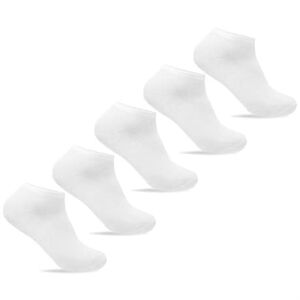 Minfot Bomuldsstrømper Sneaker Sensitive Hvid 5-pakke 40-42