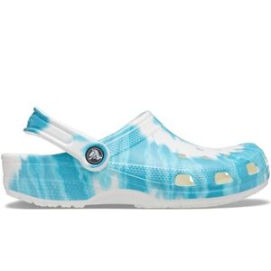 Crocs Classic Clog Tie Dye Graphic Digital Aqua 39-40