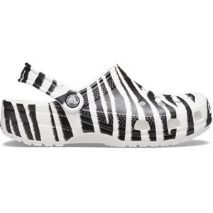 Crocs Classic Clog Animal Print White Zebra 36-37