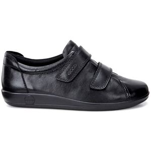 ECCO Soft 2.0 Dame Black Feather with Black Sole 43