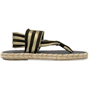 Nalho Ganika Sandal Metallic W Black Gold 40