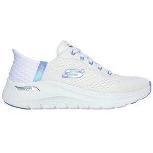 Skechers Womens Arch Fit 2.0 Slip-Ins White Blue 38