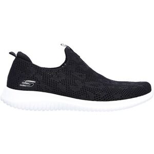 Skechers Womens Ultra Flex Fast Talker Black White 39