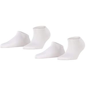 ESPRIT Ladies’ Trainer Socks, Double Pack Basic White (White 2000) Plain Blickdicht, size: 35/38 ESPRIT Ladies’ Trainer Socks, Double Pack Basic White (White 2000) Plain Blickdicht, size: 35/38