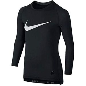 NIKE Cool Hbr Comp Ls Yth Kids T-Shirt, Cool Hbr Comp Ls Yth, Black/Grey/White (Black/Anthracite/White), M NIKE Cool Hbr Comp Ls Yth Kids T-Shirt, Cool Hbr Comp Ls Yth, Black/Grey/White (Black/Anthracite/White), M