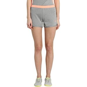 Ultrasport Women's Sports and Fitness Shorts-Grey Melange/Coral, Medium, Grau, M Ultrasport Women's Sports and Fitness Shorts-Grey Melange/Coral, Medium, Grau, M