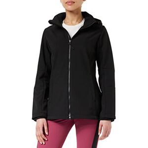 CMP Women's Softshell Hooded Jacket, black, 40 CMP Women's Softshell Hooded Jacket, black, 40