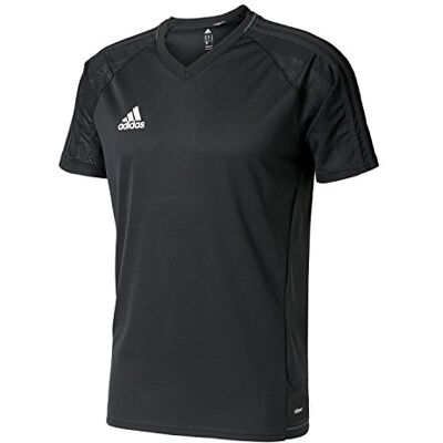adidas Boys' Tiro17 Trg Jsyy T-Shirt, Black/Negro/Griosc/Blanco, Size 140 adidas Boys' Tiro17 Trg Jsyy T-Shirt, Black/Negro/Griosc/Blanco, Size 140