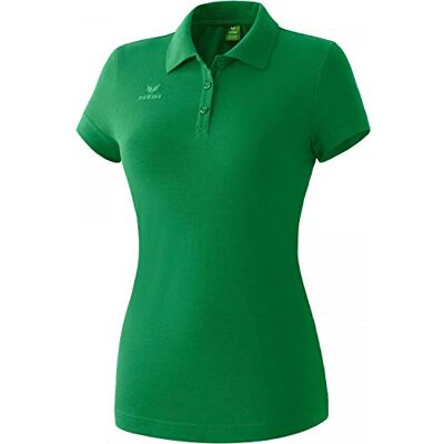 Erima Women's Casual Basics Teamsports Polo Shirt, Emerald, Size 36 Erima Women's Casual Basics Teamsports Polo Shirt, Emerald, Size 36