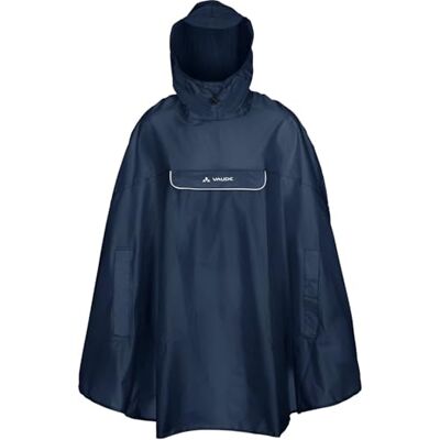 VAUDE Valdipino Unisex Poncho, blue, m VAUDE Valdipino Unisex Poncho, blue, m