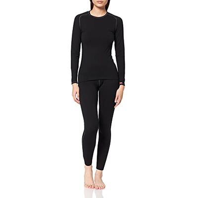 LÖFFLER Ensemble de sous-vêtements longs pour femme Noir Noir 36 Black black Size:16 LÖFFLER Ensemble de sous-vêtements longs pour femme Noir Noir 36 Black black Size:16