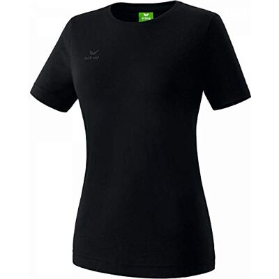 Erima Women's Casual Basics Teamsports T-shirt, Black, 14 (Manufacturer Size: 42) Erima Women's Casual Basics Teamsports T-shirt, Black, 14 (Manufacturer Size: 42)