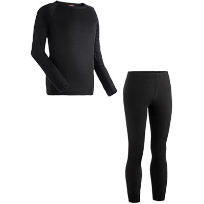 maier sports Sous-vêtement de ski Haut et bas enfant noir 10-11 ans (140 cm) Black black Size:140 (EU) maier sports Sous-vêtement de ski Haut et bas enfant noir 10-11 ans (140 cm) Black black Size:140 (EU)