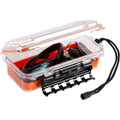 PLANO Unisex's Waterproof Polycarbonate Storage Box 3500 Size Orange, S PLANO Unisex's Waterproof Polycarbonate Storage Box 3500 Size Orange, S