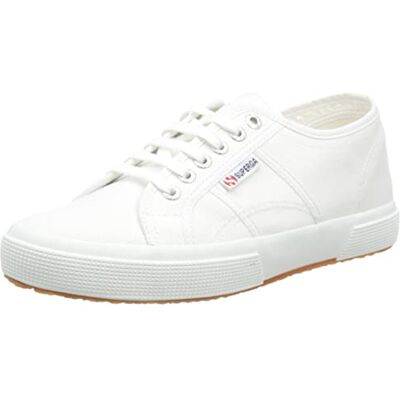 Superga Unisex 2750 Cotu Classic Trainers, White Superga Unisex 2750 Cotu Classic Trainers, White