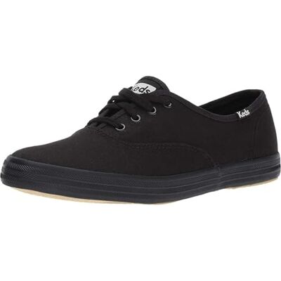 Keds Women's Champion Core Leather Trainers, (Black), 7 UK 40.5 EU Keds Women's Champion Core Leather Trainers, (Black), 7 UK 40.5 EU
