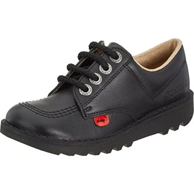Kickers Unisex Kick Lo Youth Shoes, Black (BLACK/BLACK), 13 Child UK (32 EU) Kickers Unisex Kick Lo Youth Shoes, Black (BLACK/BLACK), 13 Child UK (32 EU)