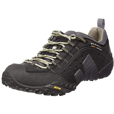 Merrell Men's Intercept Low Rise Hiking Shoes, Black (Smooth Black), 8 UK (42 EU) Merrell Men's Intercept Low Rise Hiking Shoes, Black (Smooth Black), 8 UK (42 EU)