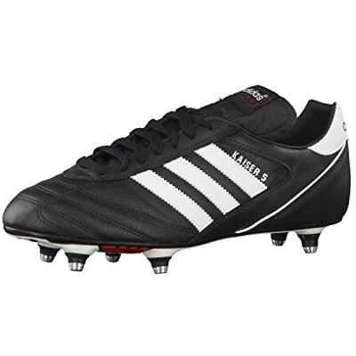 adidas Kaiser 5 Cup Unisex Adult Football Boots, Black (Black/Running White Ftw/Red), 40 EU (6.5 Adult UK) adidas Kaiser 5 Cup Unisex Adult Football Boots, Black (Black/Running White Ftw/Red), 40 EU (6.5 Adult UK)
