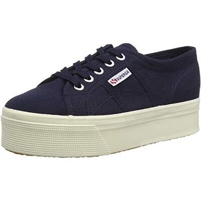 Superga 2790ACOTW Linea Up and Down Women's Trainers, Blue 933, 38 EU Superga 2790ACOTW Linea Up and Down Women's Trainers, Blue 933, 38 EU