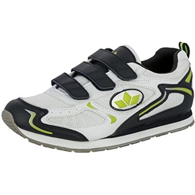 Lico Unisex Adults' Nelson V Running Shoes, White Weiss/Marine/Lemon, UK Lico Unisex Adults' Nelson V Running Shoes, White Weiss/Marine/Lemon, UK