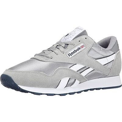Reebok Classic nylon men's sneakers Silver 44.5 eu Reebok Classic nylon men's sneakers Silver 44.5 eu