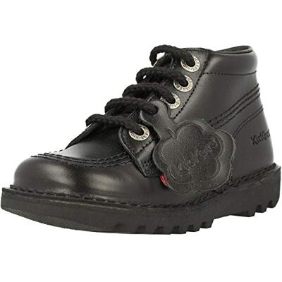 Kickers Kick Hi I Core Unisex-Child Trainers, Black Black/Black (Black TW), 6 UK Child Kickers Kick Hi I Core Unisex-Child Trainers, Black Black/Black (Black TW), 6 UK Child