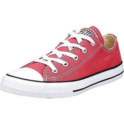 CONVERSE ALL STAR Converse Chuck Taylor All Star unisex children's trainers (Chuck Taylor All Star Ox) Red Tomato, size: 27 EU CONVERSE ALL STAR Converse Chuck Taylor All Star unisex children's trainers (Chuck Taylor All Star Ox) Red Tomato, size: 27 EU