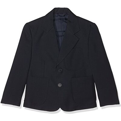 Banner Boy's Ziggys Zip Entry School Blazer, Navy Blue, 32" Chest Banner Boy's Ziggys Zip Entry School Blazer, Navy Blue, 32" Chest